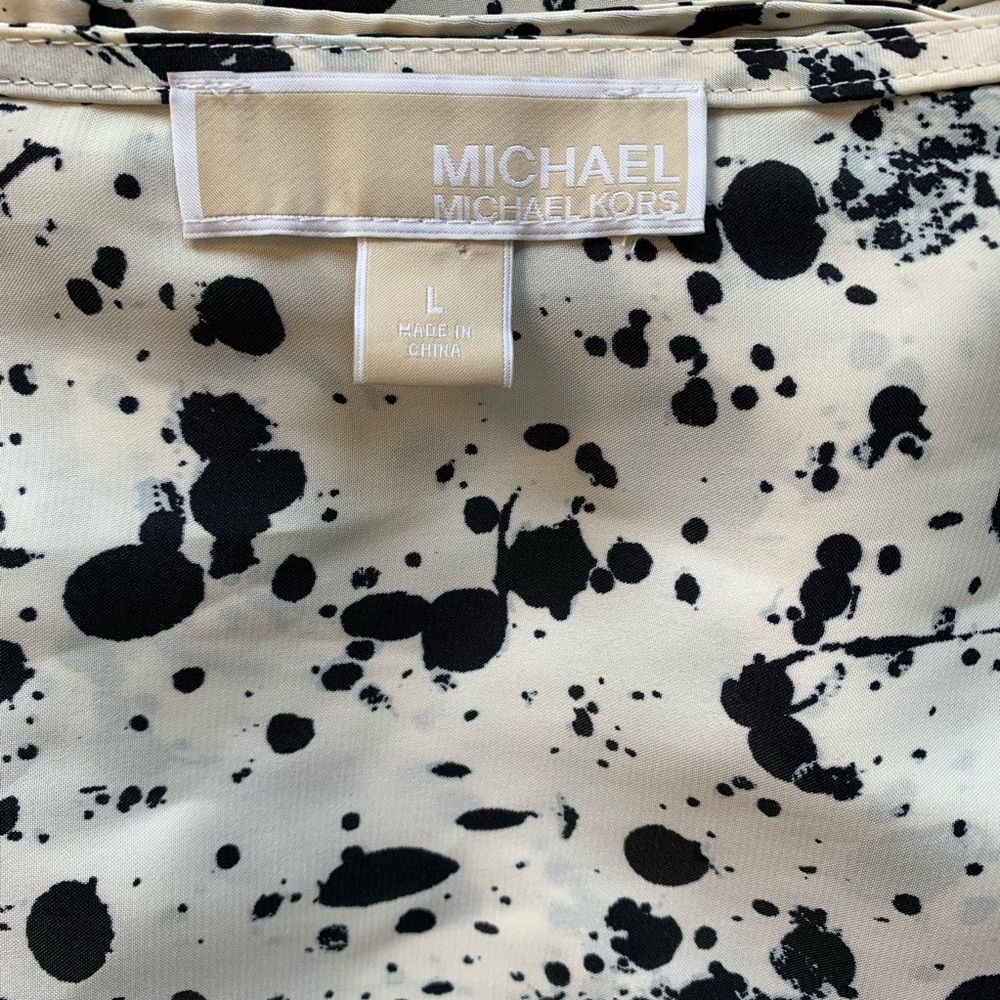 Michael Michael Kors paint splat oversized blouse - Picture 6 of 7
